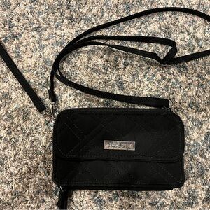 Vera Bradley RFID 3-in-1 Crossbody Bag in Black
